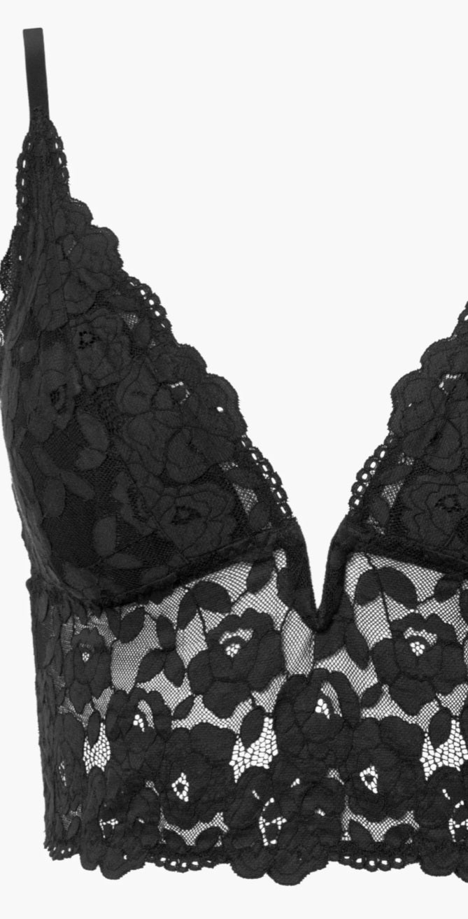COSABELLA Romanza Longline Bralette Black