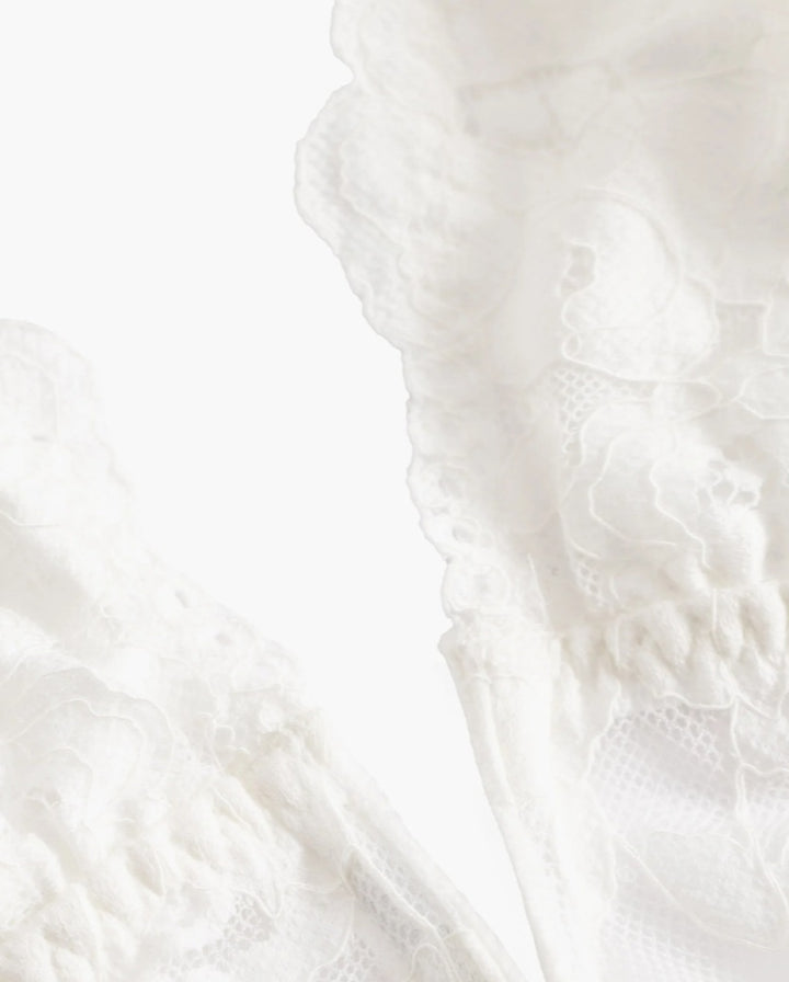 COSABELLA Romanza Longline Bralette Moon Ivory