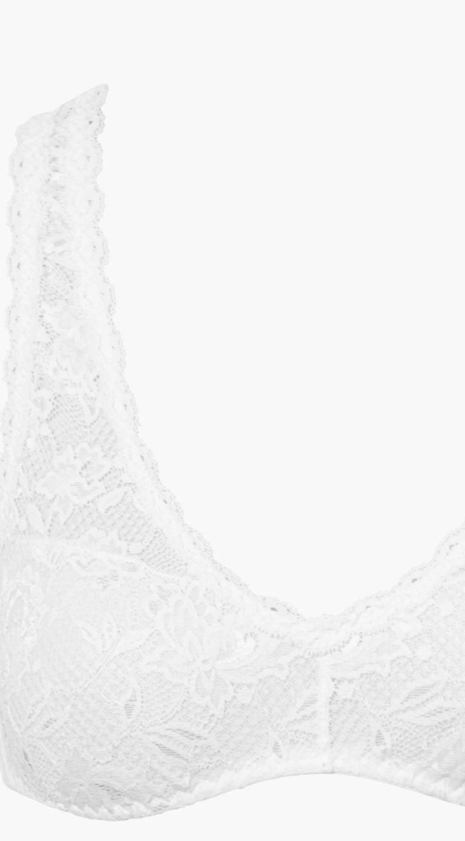 COSABELLA Never Say Never Racie Racerback Bralette White
