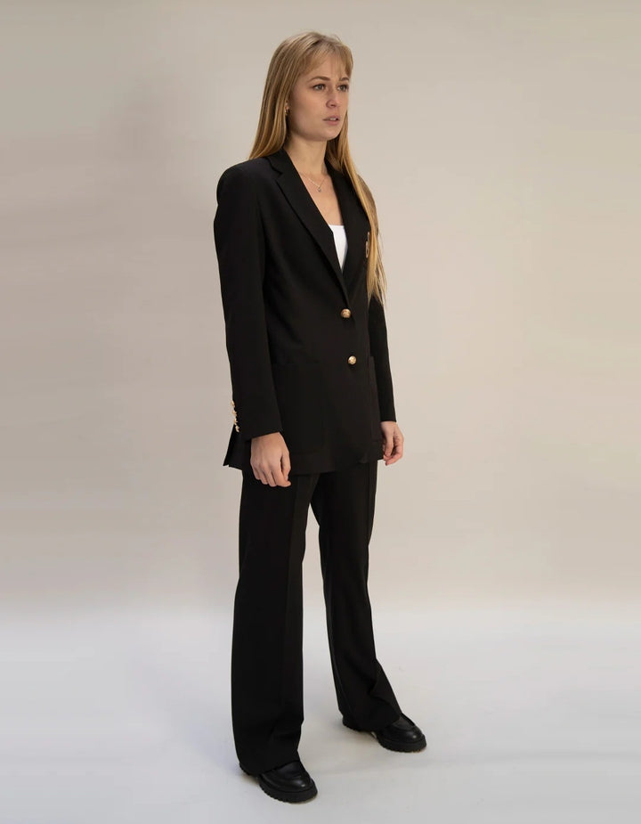 Été Comme Hiver Paris Sloan Blazer In Black