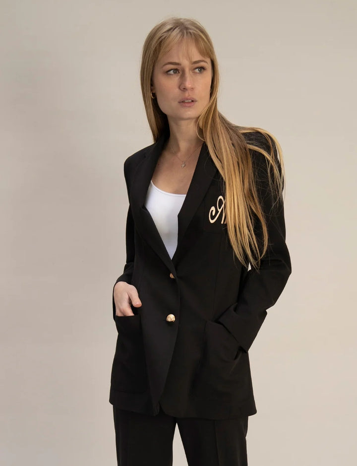 Été Comme Hiver Paris Sloan Blazer In Black