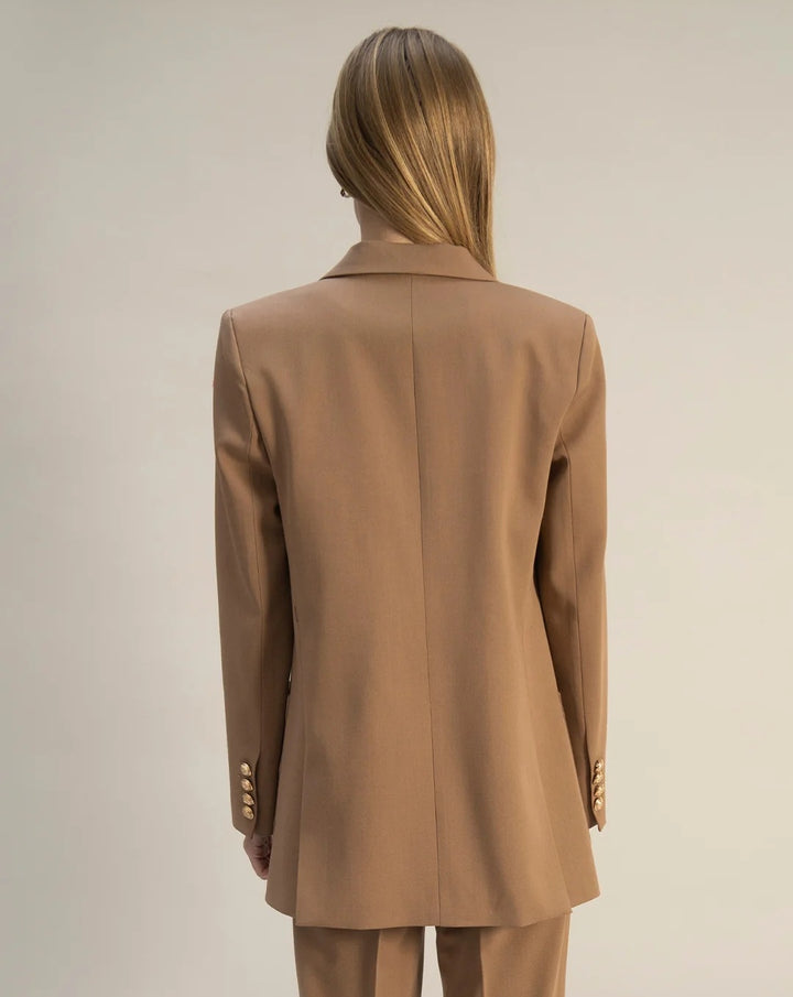 Été Comme Hiver Paris Sloan Blazer In Camel
