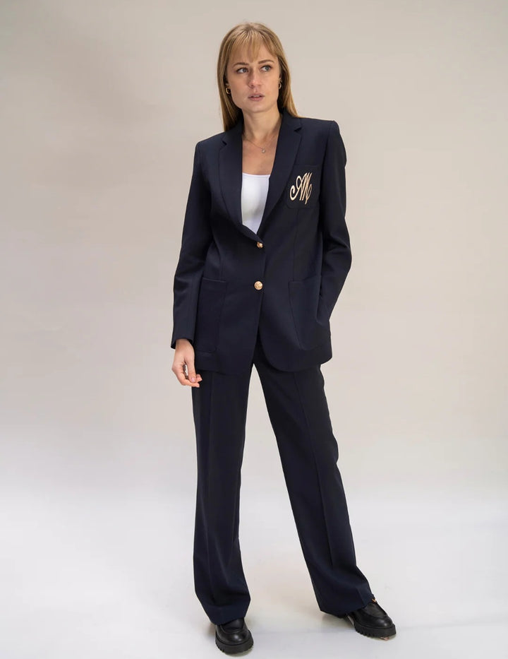 Été Comme Hiver Paris Sloan Blazer In Navy