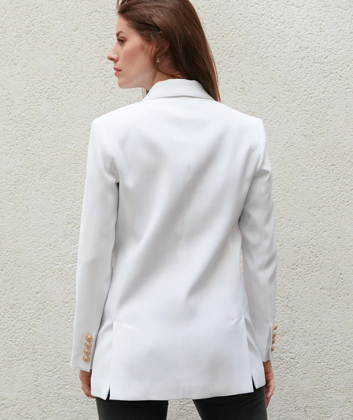Été Comme Hiver Paris Jacobson Blazer In White