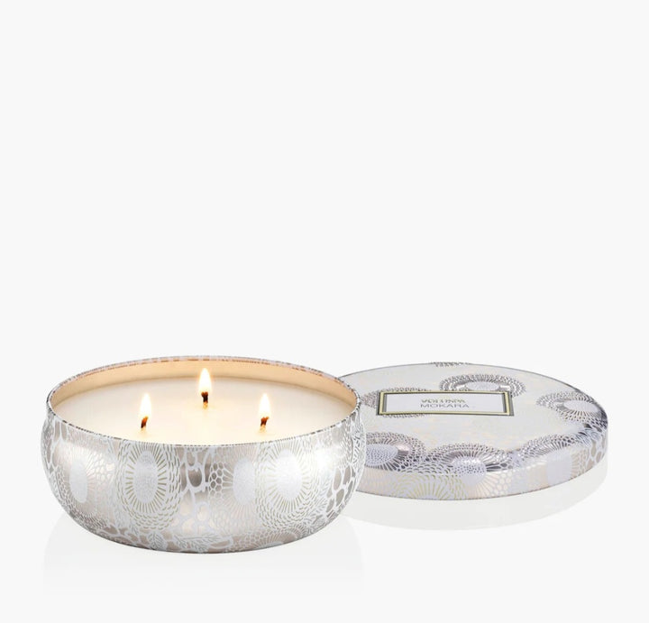 VOLUSPA Mokara 3 Wick Tin Candle