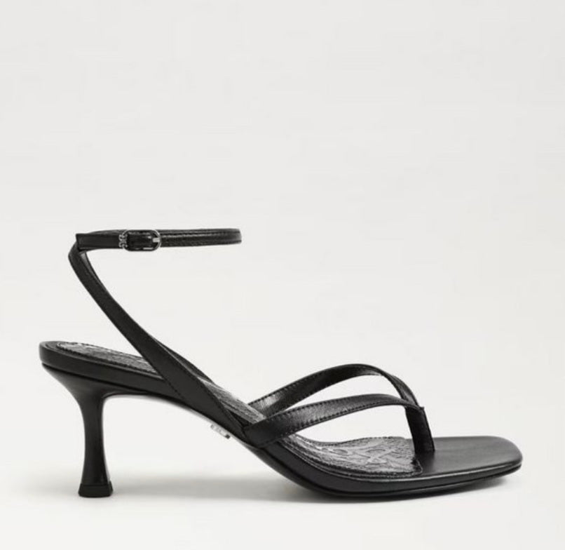 SAM EDELMAN Pax Heel Sandal Black