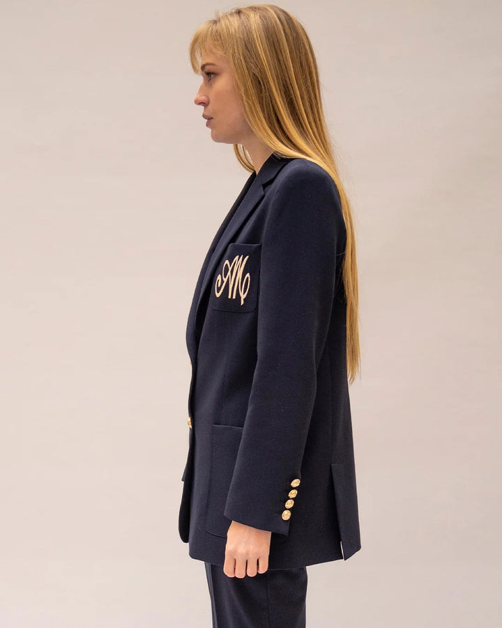 Été Comme Hiver Paris Sloan Blazer In Navy