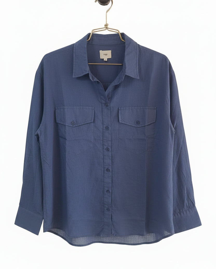 ANGE SOUMAYA TOP Navy