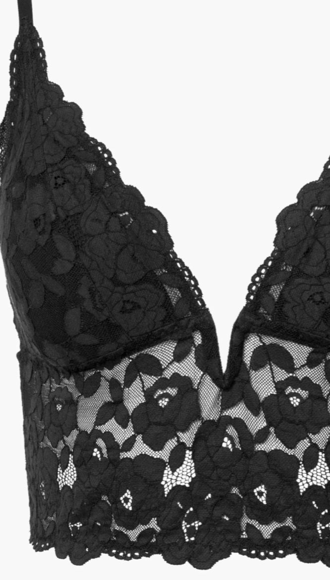 COSABELLA Romanza Longline bralette Black