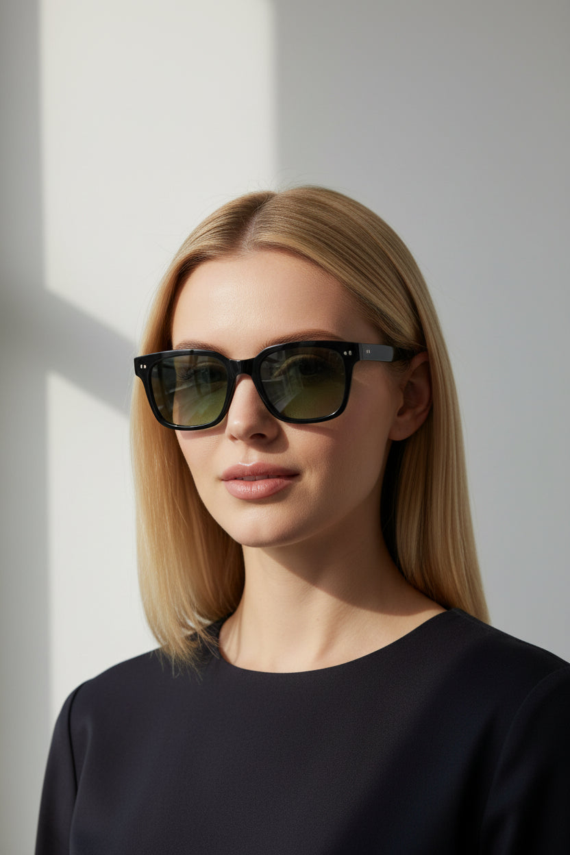 CHIMI 04 Sunglasses lab BLACK / GREEN