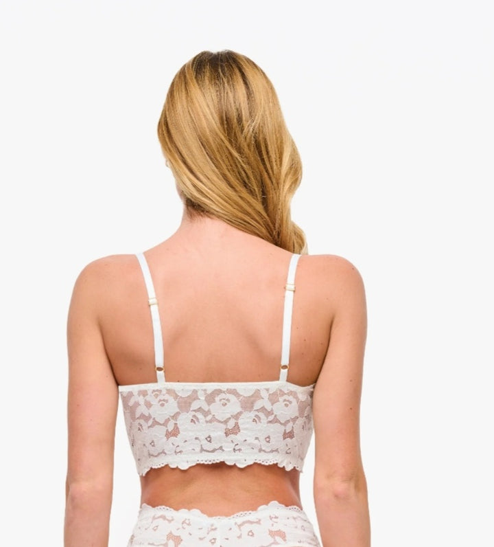 COSABELLA Romanza Longline Bralette Moon Ivory