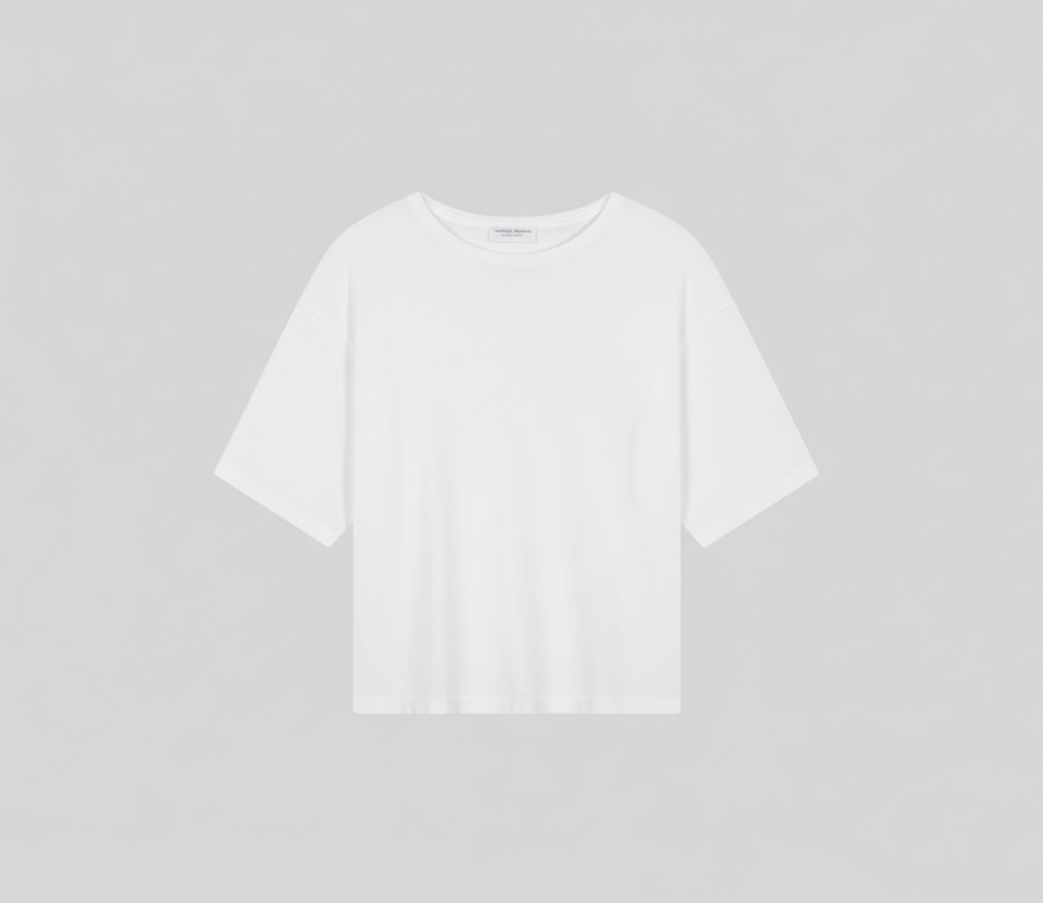 MAJESTIC FILATURES Oversized Tee White