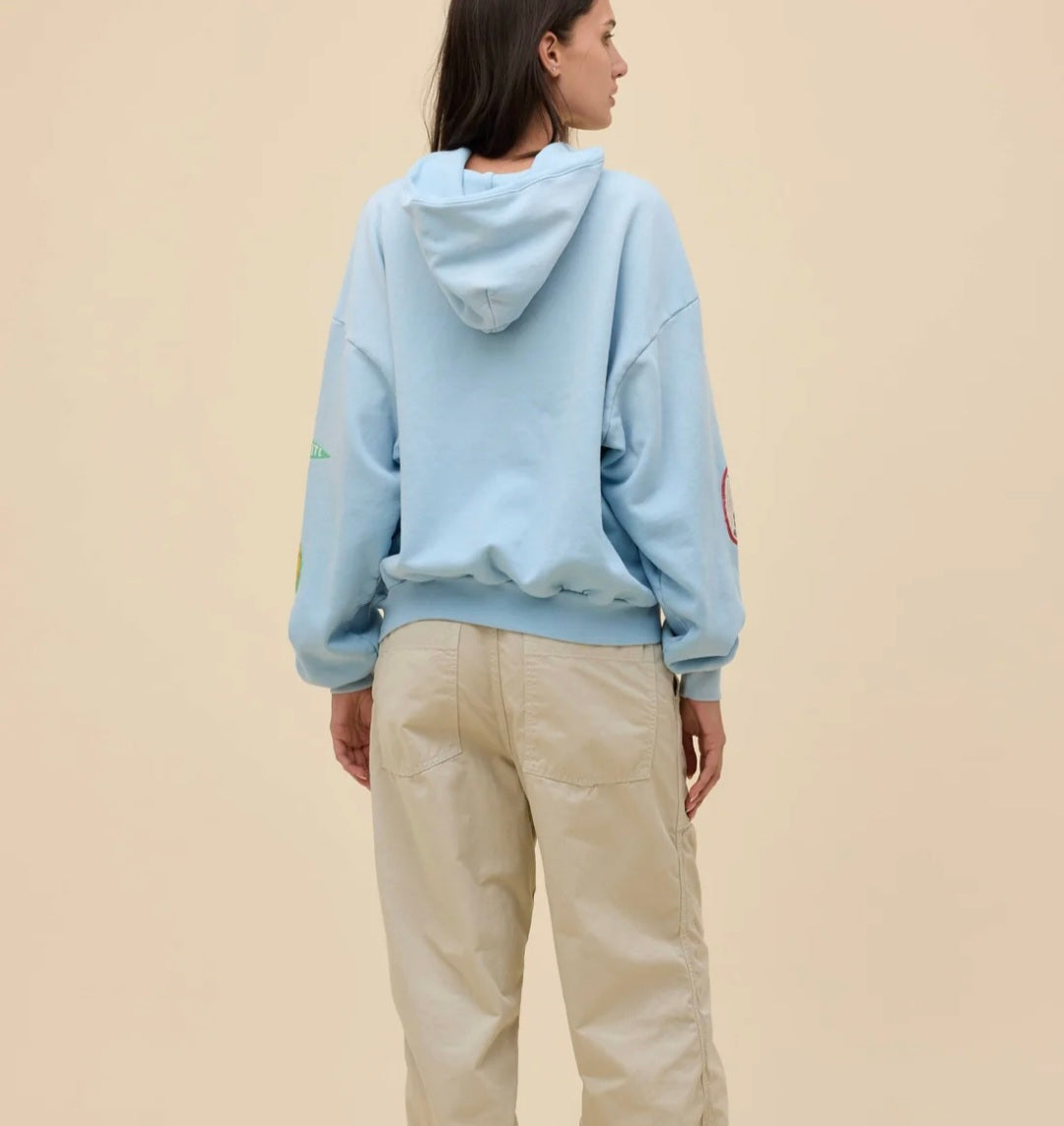 DAYDREAMER CAMP PATCH OVERSIZED HOODIE