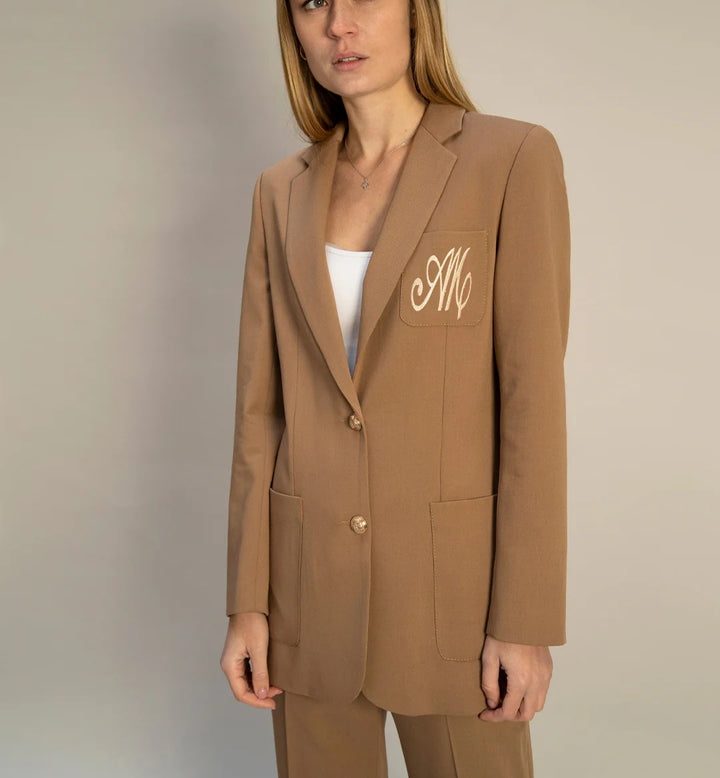 Été Comme Hiver Paris Sloan Blazer In Camel