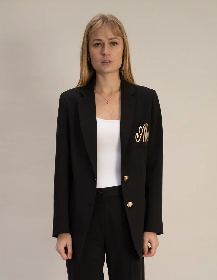 Été Comme Hiver Paris Sloan Blazer In Black