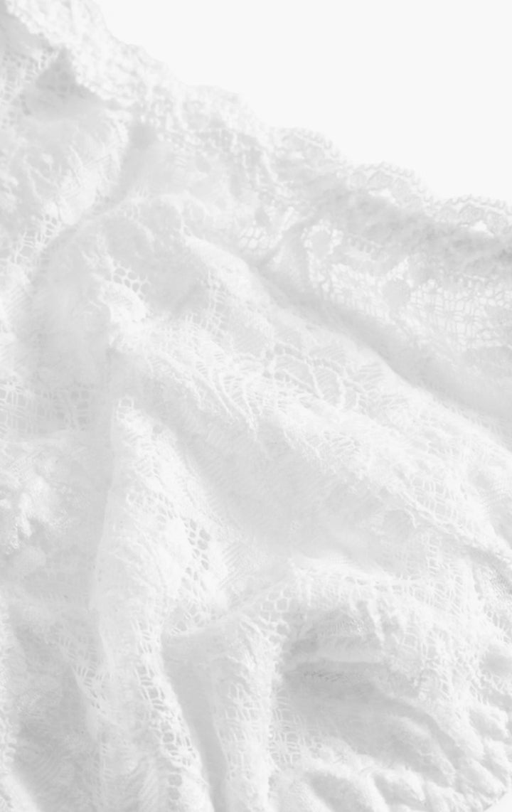 COSABELLA Never Say Never Racie Racerback Bralette White