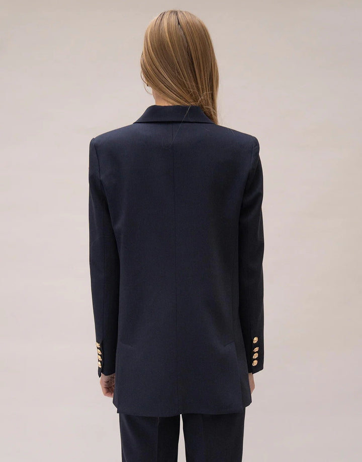 Été Comme Hiver Paris Sloan Blazer In Navy