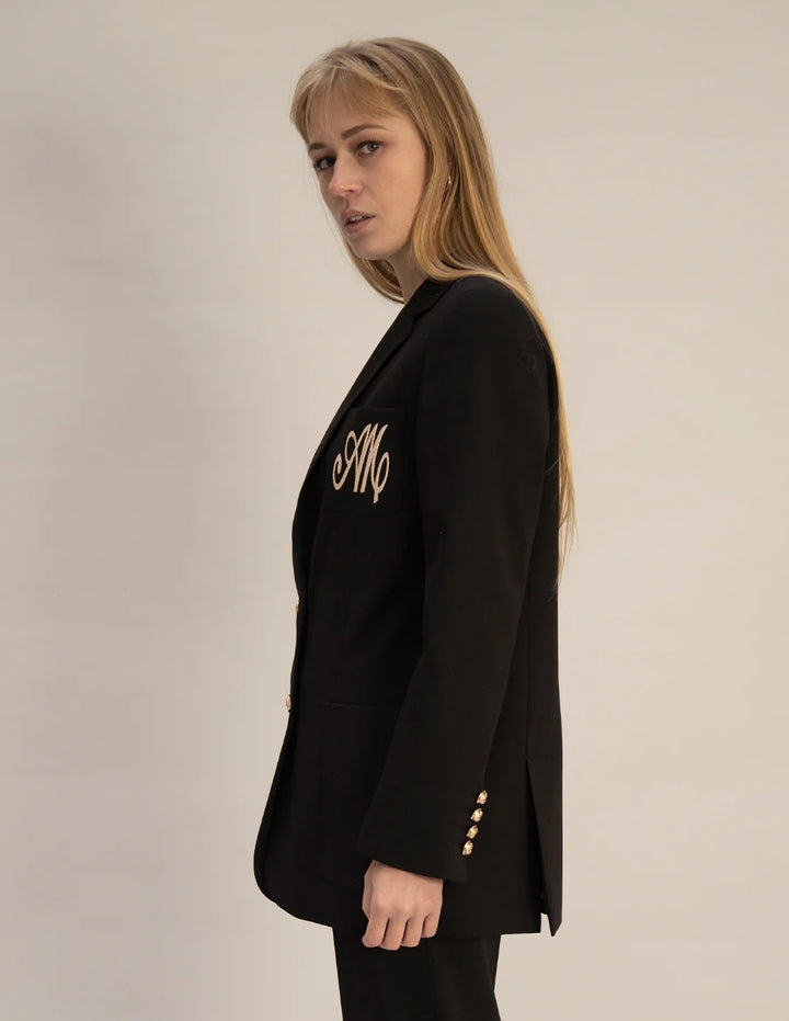 Été Comme Hiver Paris Sloan Blazer In Black