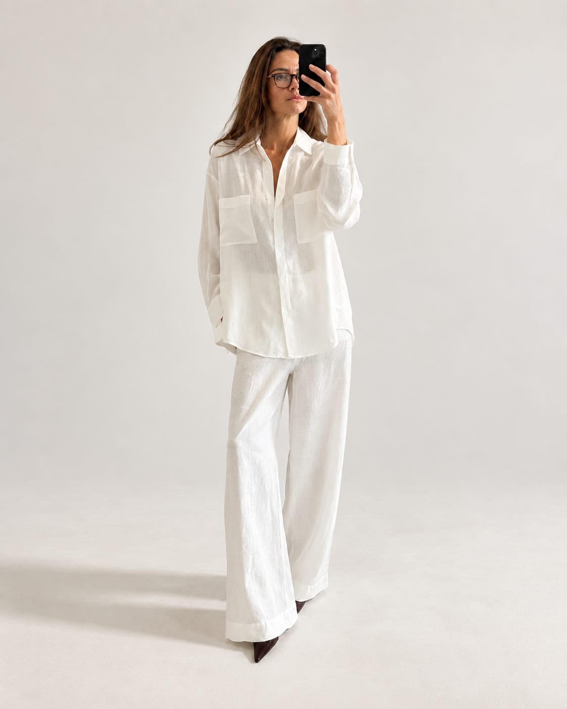 JW.atelier Wide-Leg Linen Blend Pants