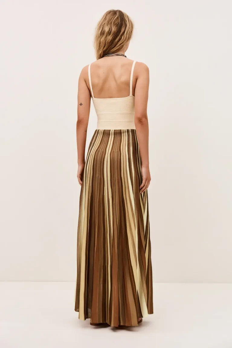BA&SH ATIA DRESS-MULTICOLORED