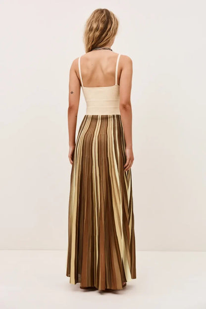 BA&SH ATIA DRESS-MULTICOLORED