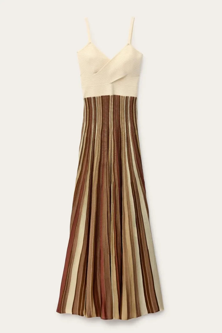 BA&SH ATIA DRESS-MULTICOLORED