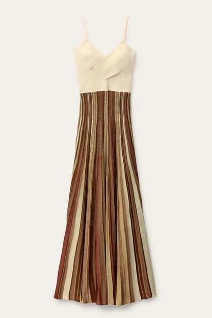 BA&SH ATIA DRESS-MULTICOLORED