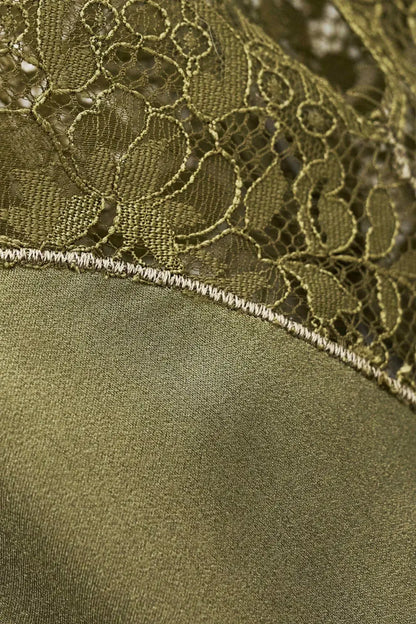 BA&SH CORINA satin cami top- GREEN