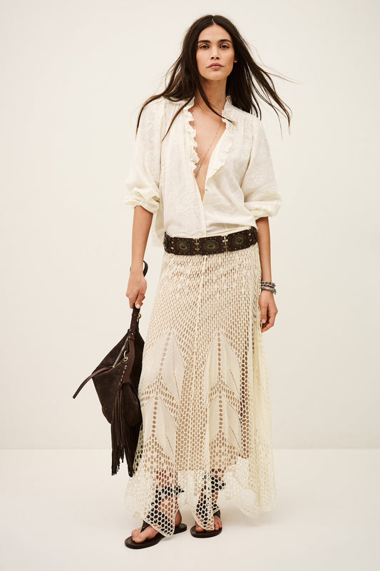BA&SH ULYSSE SKIRT- Vanilla
