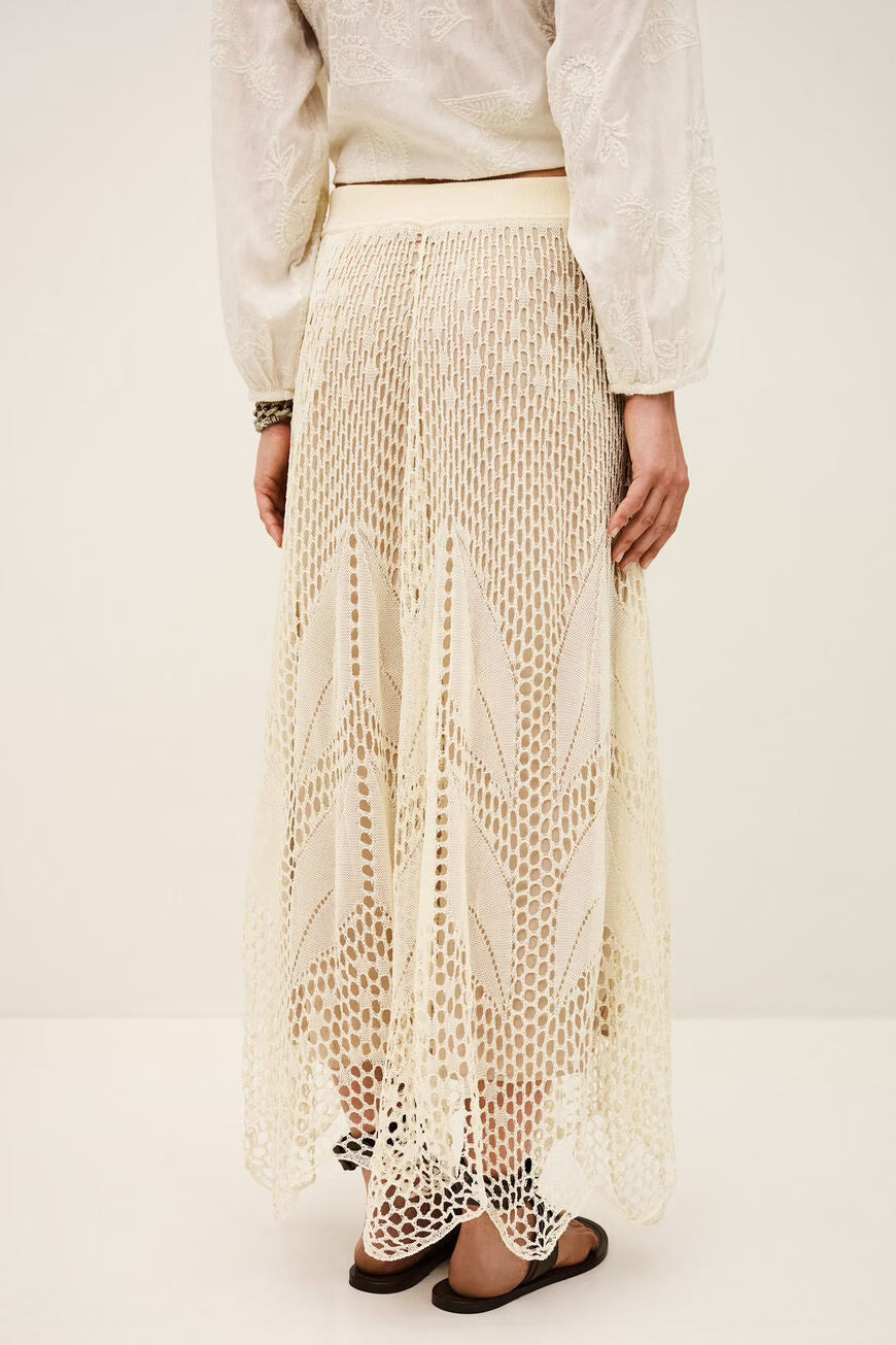 BA&SH ULYSSE SKIRT- Vanilla