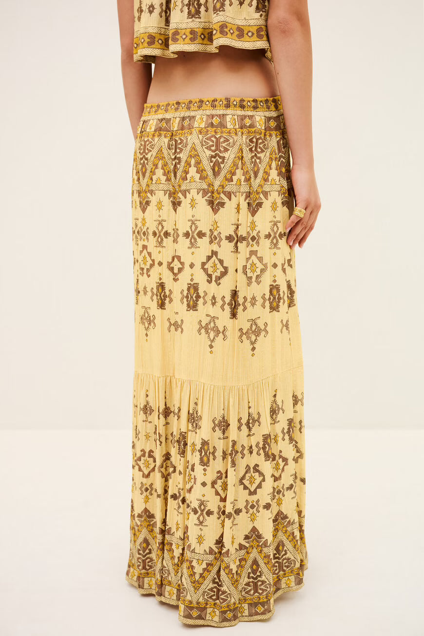 BA&SH - ZAYA patterned maxi skirt