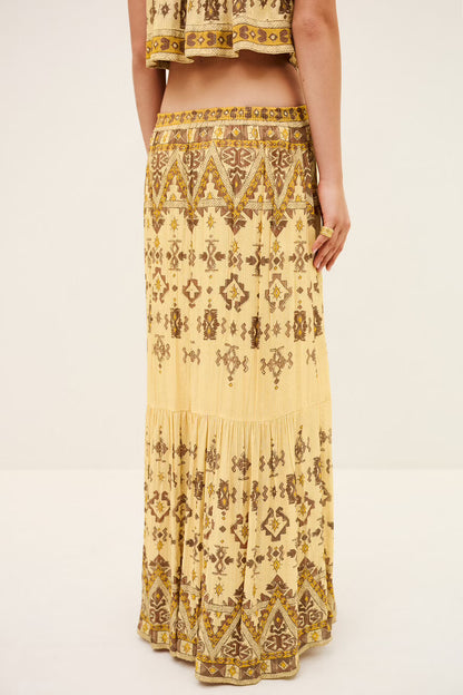 BA&SH - ZAYA patterned maxi skirt