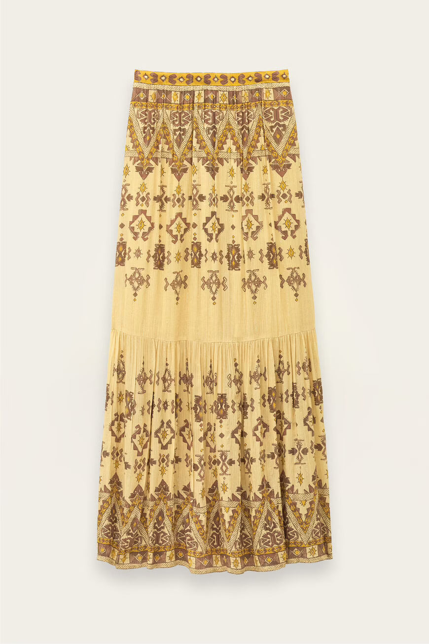 BA&SH - ZAYA patterned maxi skirt