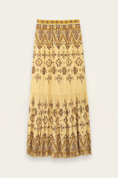 BA&SH - ZAYA patterned maxi skirt