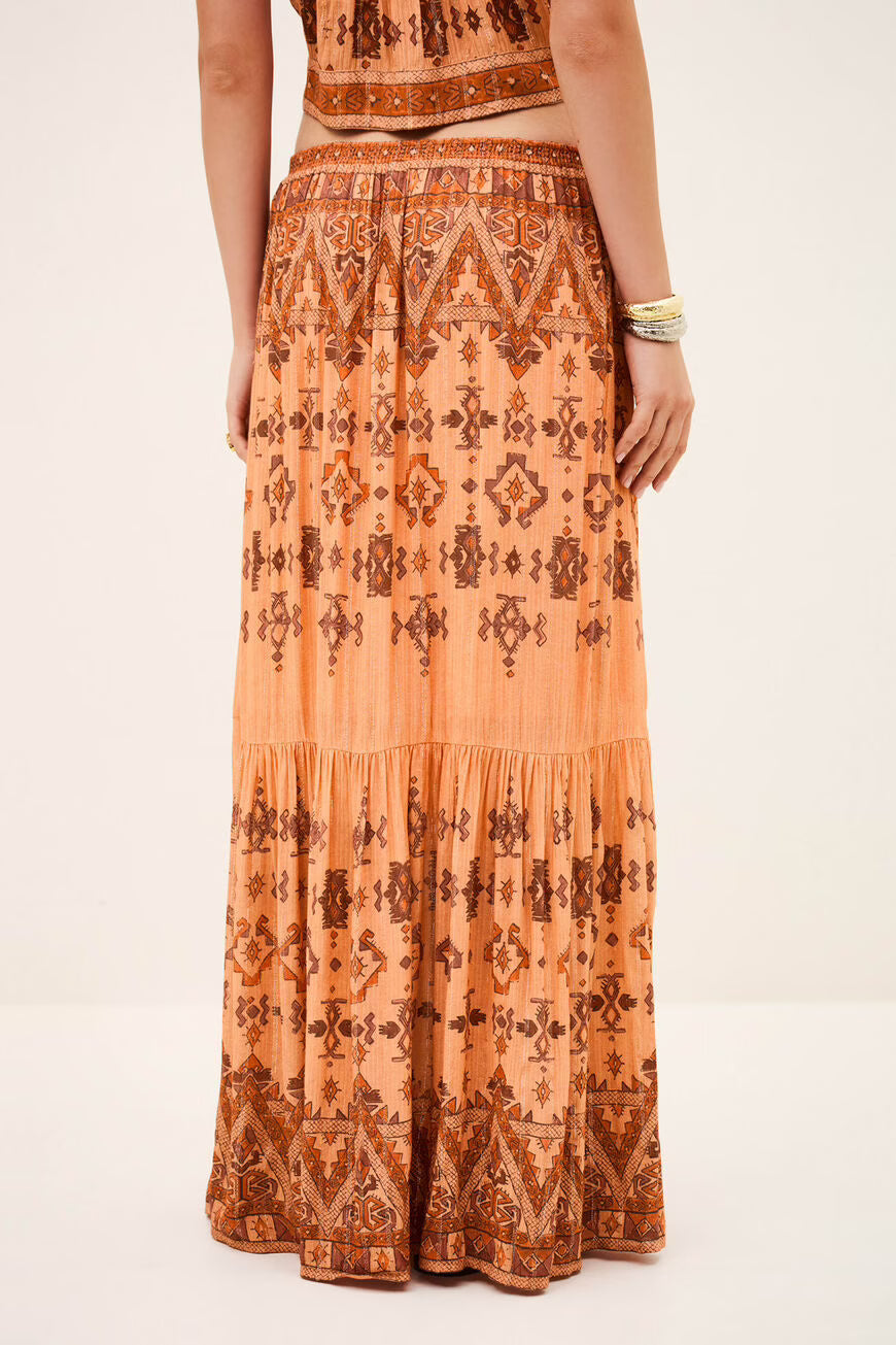 BA&SH - ZAYA patterned maxi skirt