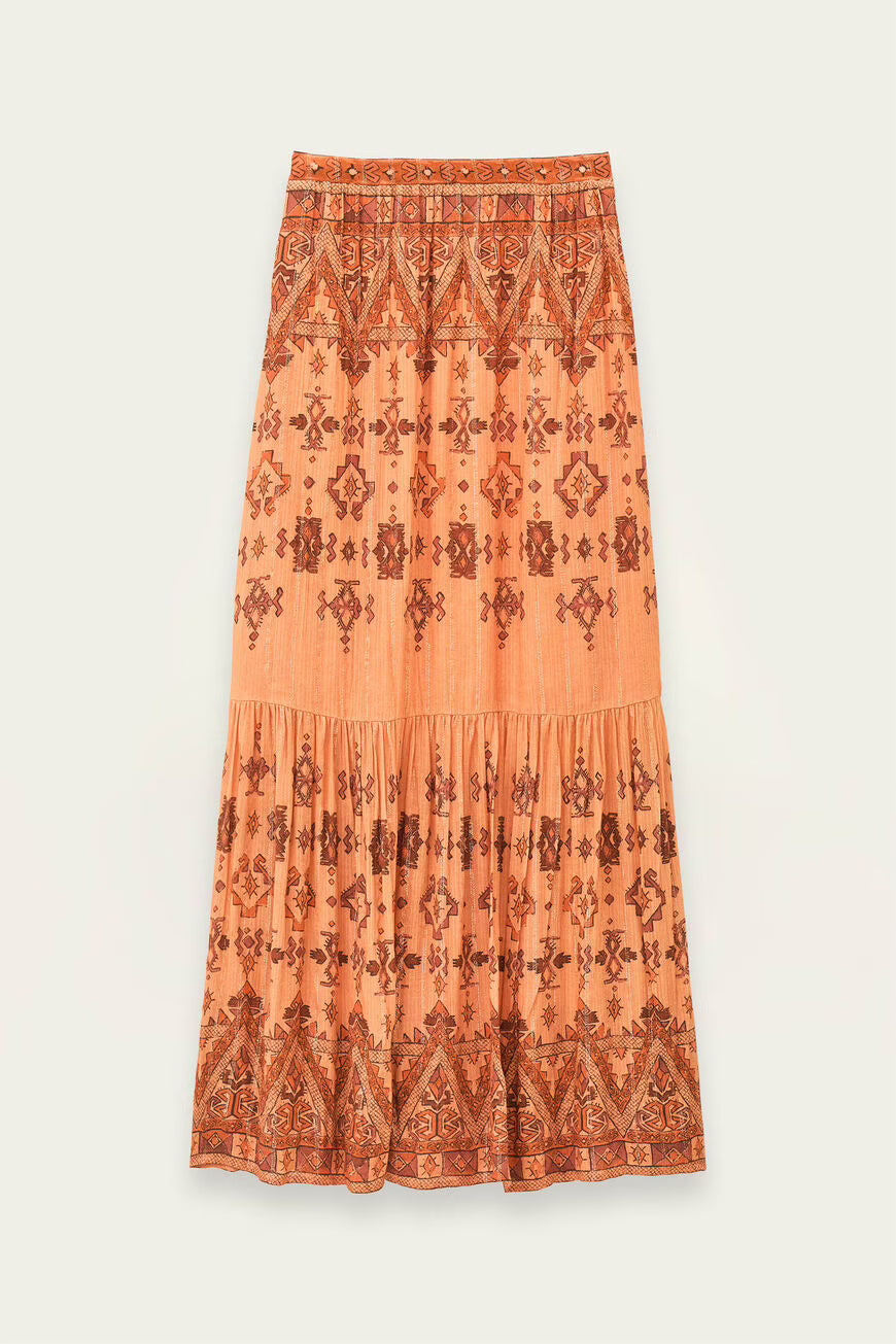 BA&SH - ZAYA patterned maxi skirt