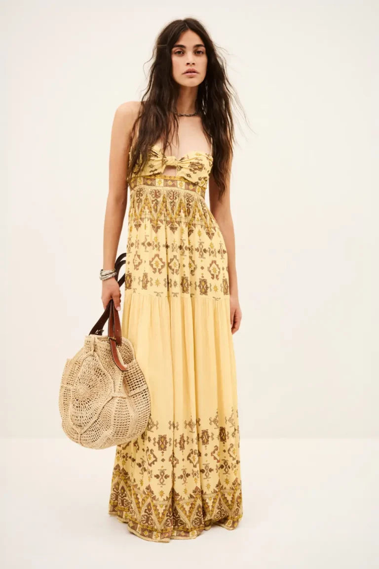BA&SH - ZEMA patterned maxi dress
