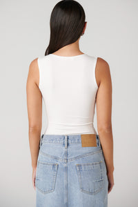 BAYSE Aurora Bodysuit In White