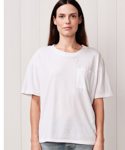 STATESIDE Boyfriend Pocket Tee White