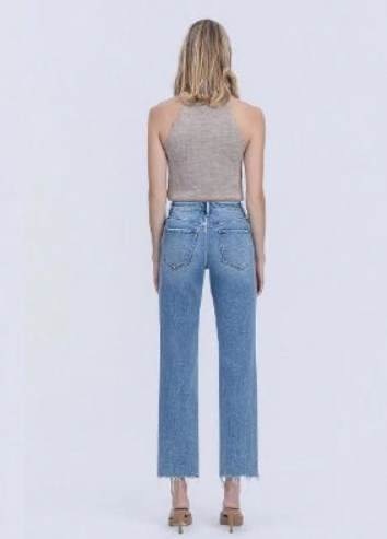 FLYING MONKEY High Rise Straight Jeans