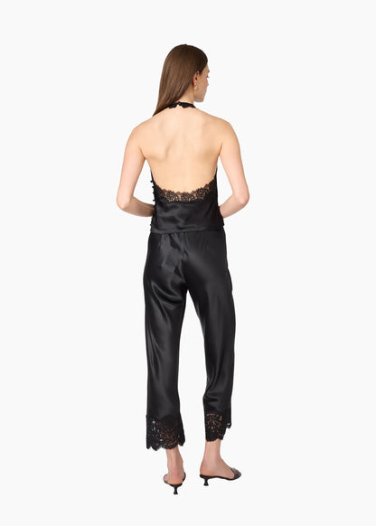CAMI NYC Lucille Silk Top Black