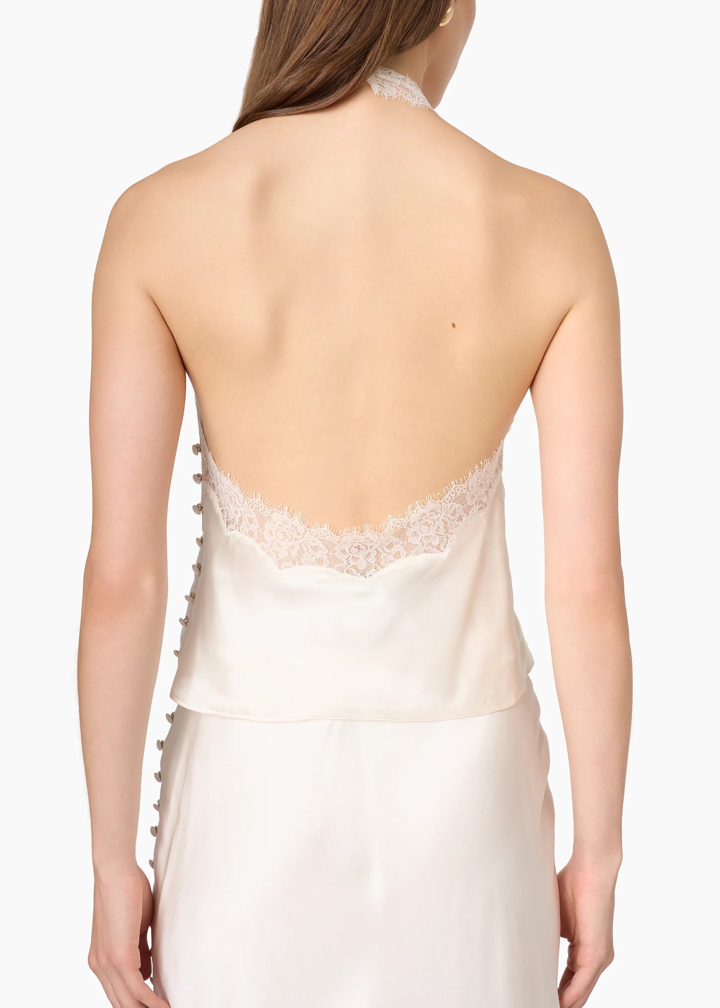 CAMI NYC Lucille Silk Top Macadamia