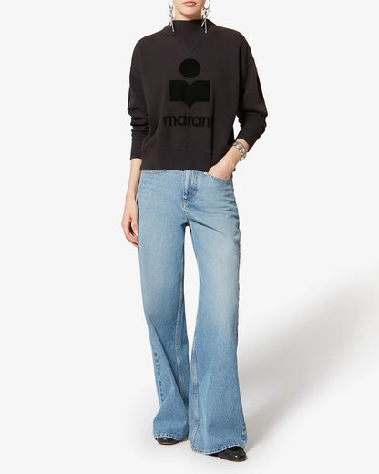 ISABEL MARANT MOBY SWEATSHIRT Black