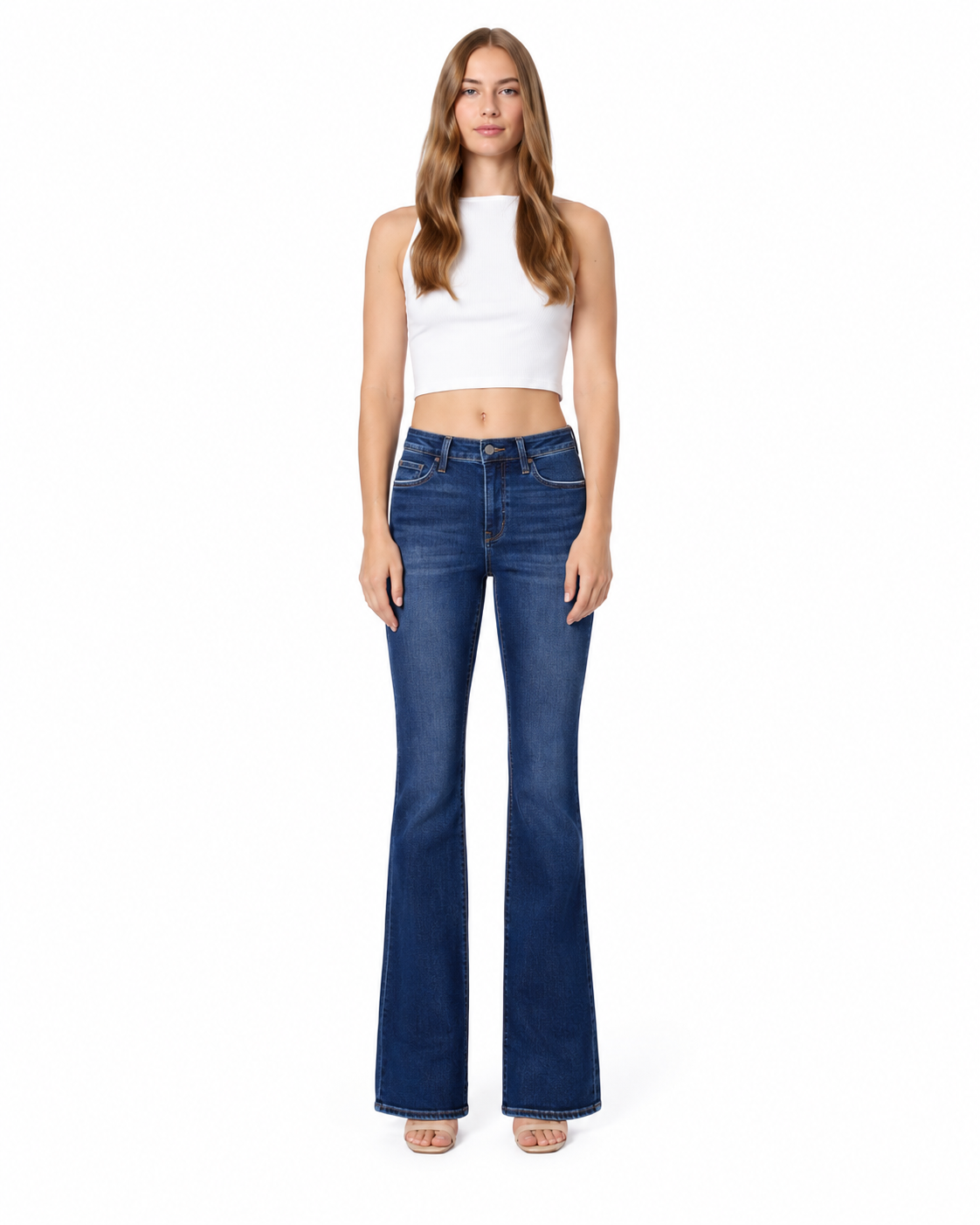 LOVERVET High Rise Flare Jeans