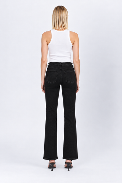 LOVERVET Mid Rise Bootcut Jeans Black