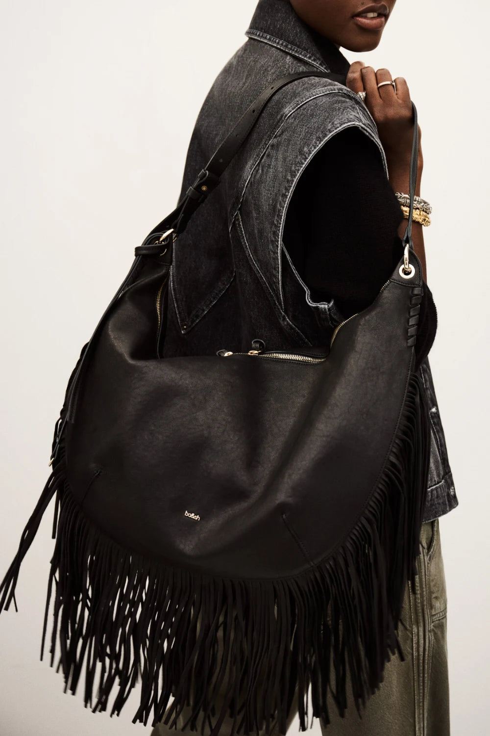 BA&SH Swing Bag-Black
