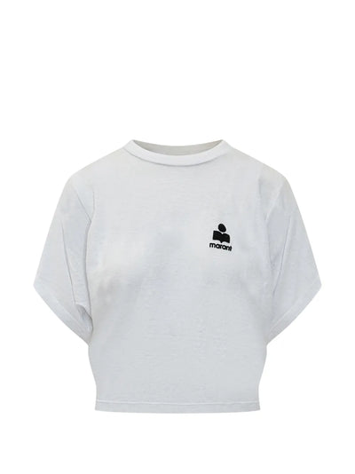 ISABEL MARANT KYANZAE T-SHIRT white/black