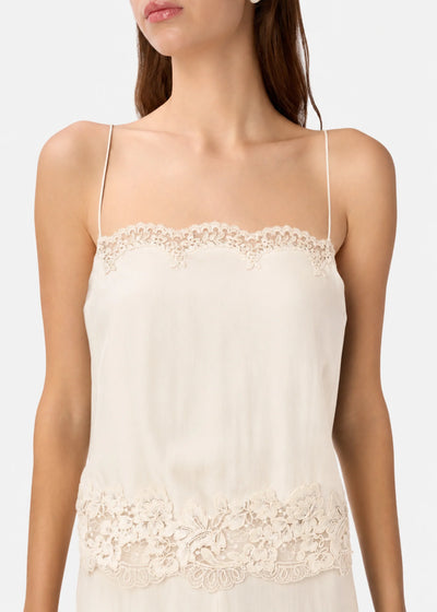 CAMI NYC Maiya Silk Camisole Bone