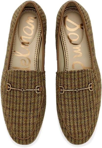 SAM EDELMAN Loraine Loafer in Honey Multi Tweed