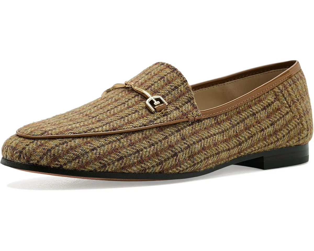 SAM EDELMAN Loraine Loafer in Honey Multi Tweed